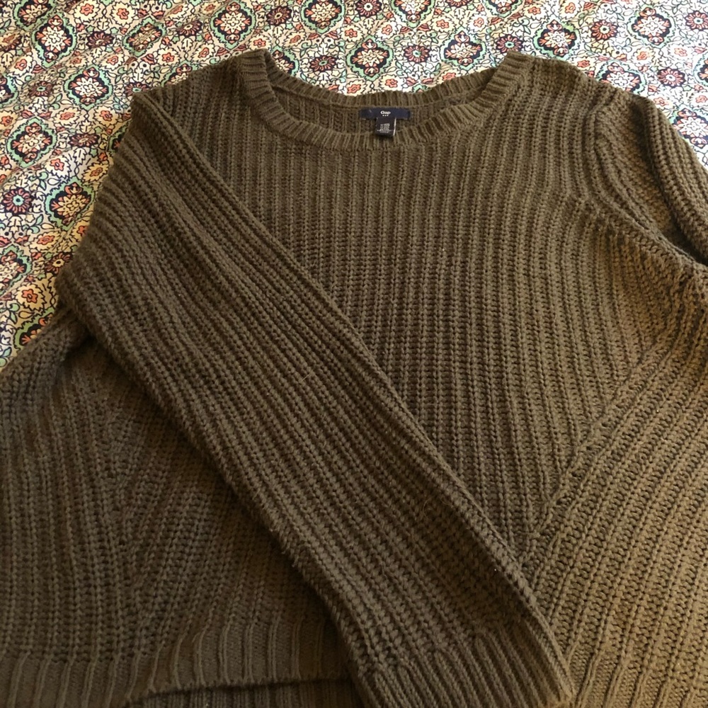 Green Cable Knit Gap Sweater